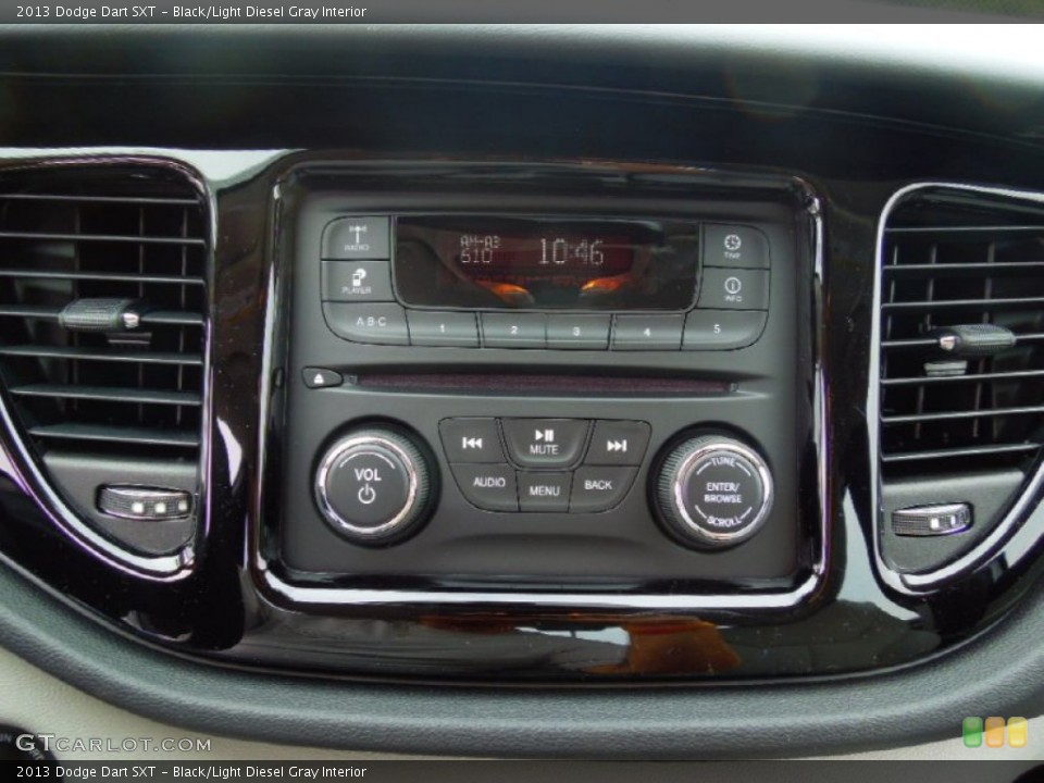 Black/Light Diesel Gray Interior Controls for the 2013 Dodge Dart SXT #69437653