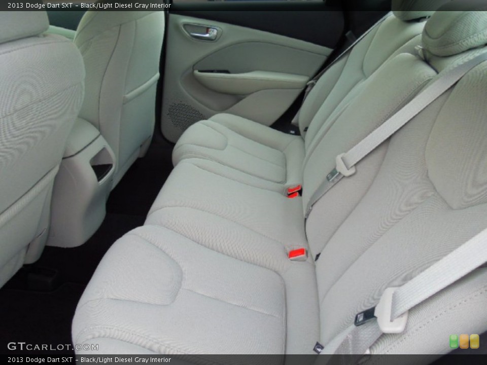 Black/Light Diesel Gray Interior Rear Seat for the 2013 Dodge Dart SXT #69437679