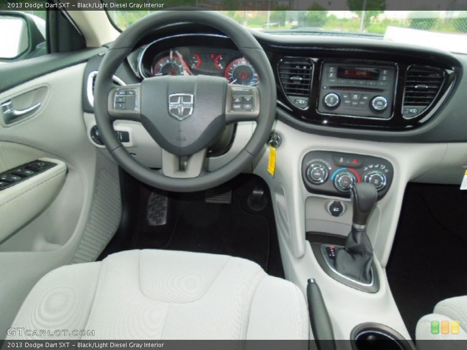 Black/Light Diesel Gray Interior Dashboard for the 2013 Dodge Dart SXT #69437689