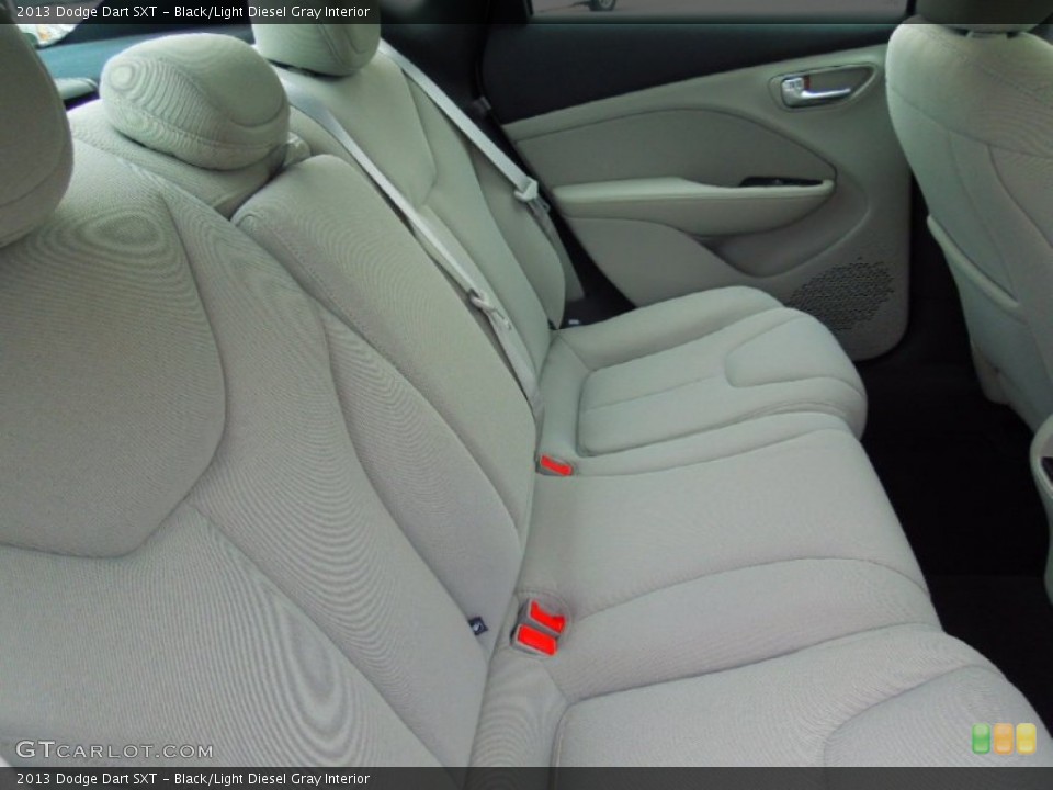 Black/Light Diesel Gray Interior Rear Seat for the 2013 Dodge Dart SXT #69437713