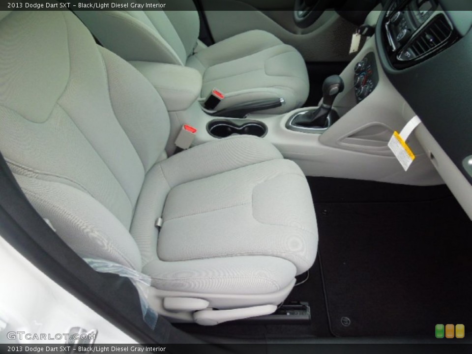 Black/Light Diesel Gray Interior Front Seat for the 2013 Dodge Dart SXT #69437722