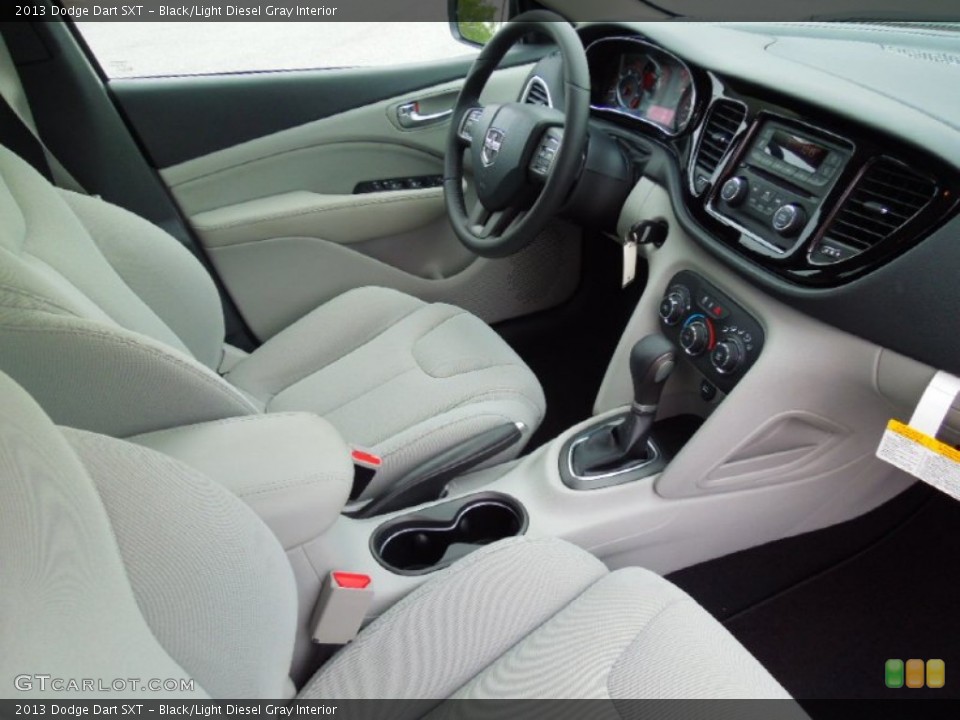 Black/Light Diesel Gray Interior Photo for the 2013 Dodge Dart SXT #69437731