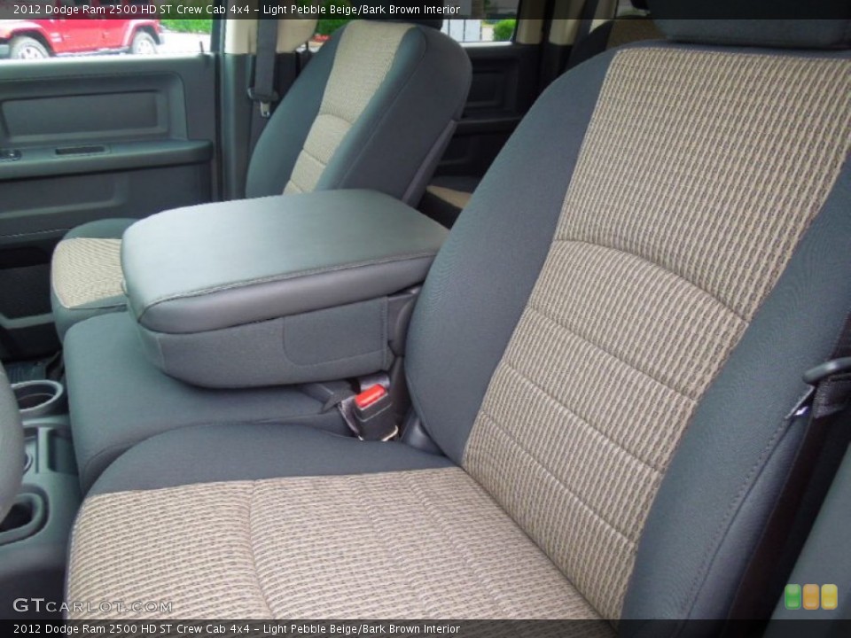Light Pebble Beige/Bark Brown Interior Photo for the 2012 Dodge Ram 2500 HD ST Crew Cab 4x4 #69438121