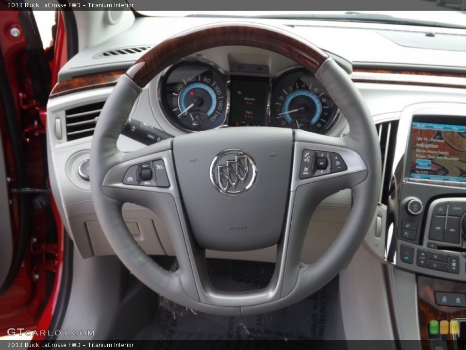 Titanium Interior Steering Wheel for the 2013 Buick LaCrosse FWD #69438174