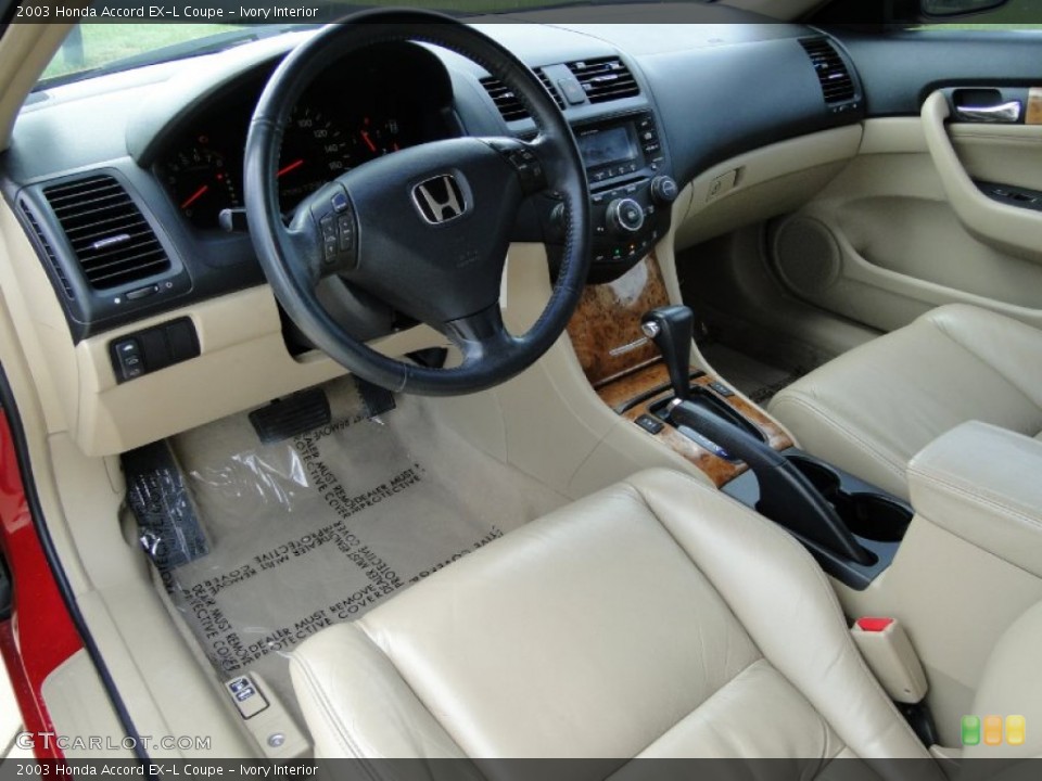 Ivory Interior Prime Interior for the 2003 Honda Accord EX-L Coupe #69440107