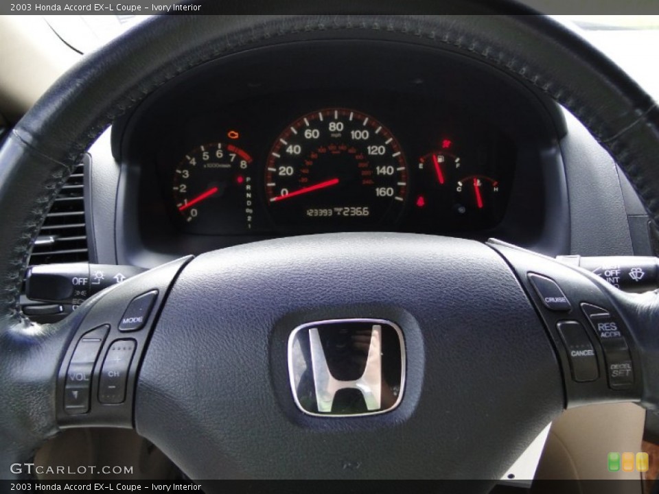 Ivory Interior Controls for the 2003 Honda Accord EX-L Coupe #69440152