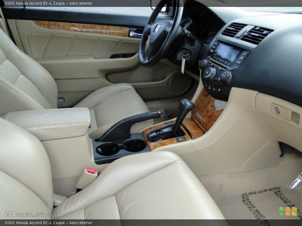 Ivory Interior Photo for the 2003 Honda Accord EX-L Coupe #69440197