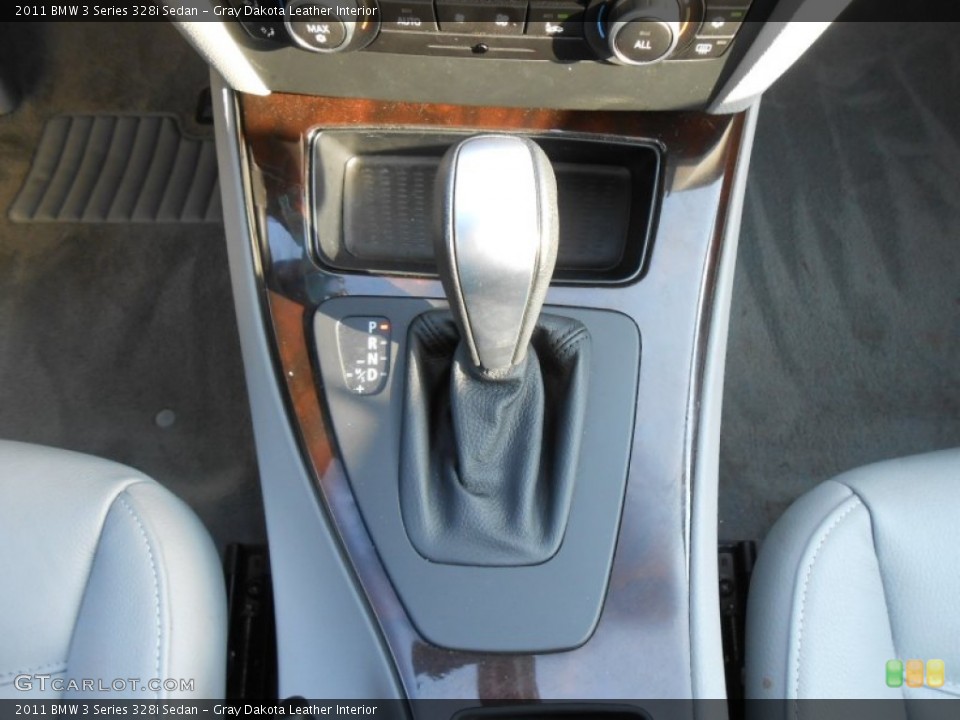 Gray Dakota Leather Interior Transmission for the 2011 BMW 3 Series 328i Sedan #69440227