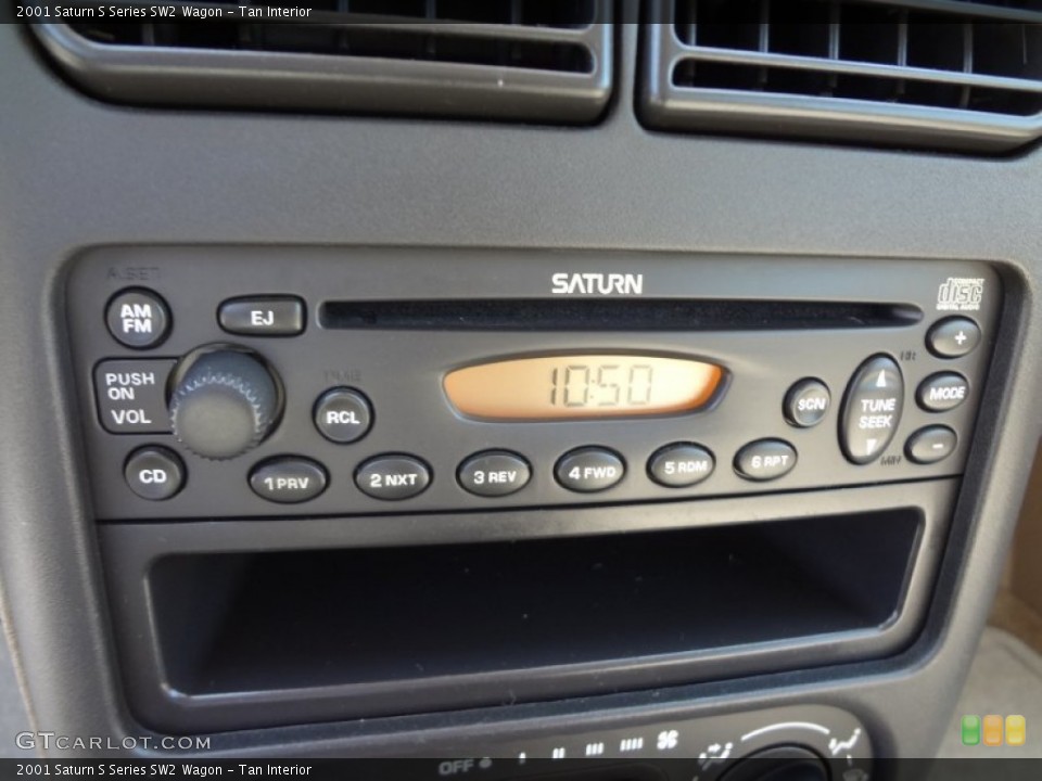 Tan Interior Audio System for the 2001 Saturn S Series SW2 Wagon #69440956