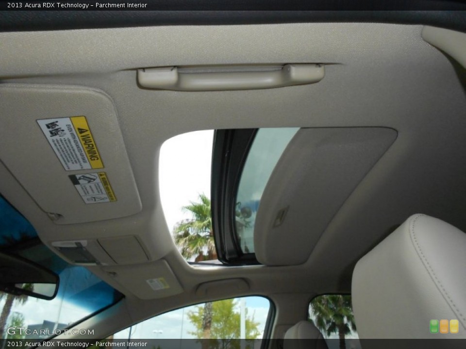 Parchment Interior Sunroof for the 2013 Acura RDX Technology #69441376