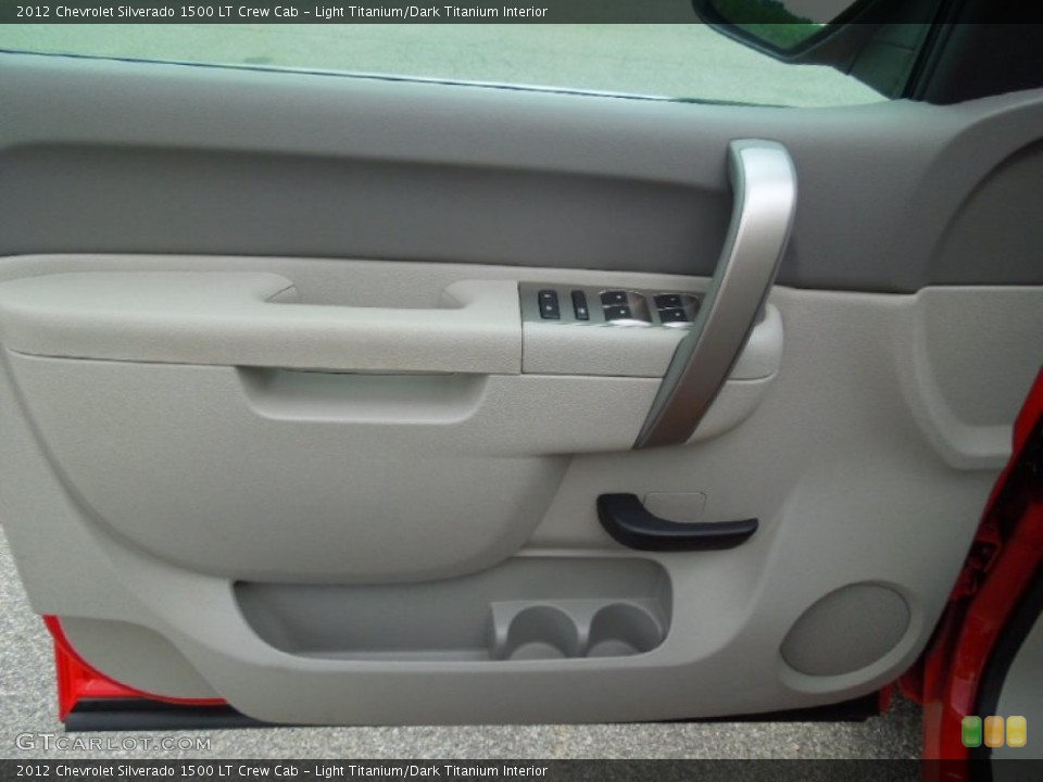 Light Titanium/Dark Titanium Interior Door Panel for the 2012 Chevrolet Silverado 1500 LT Crew Cab #69442042