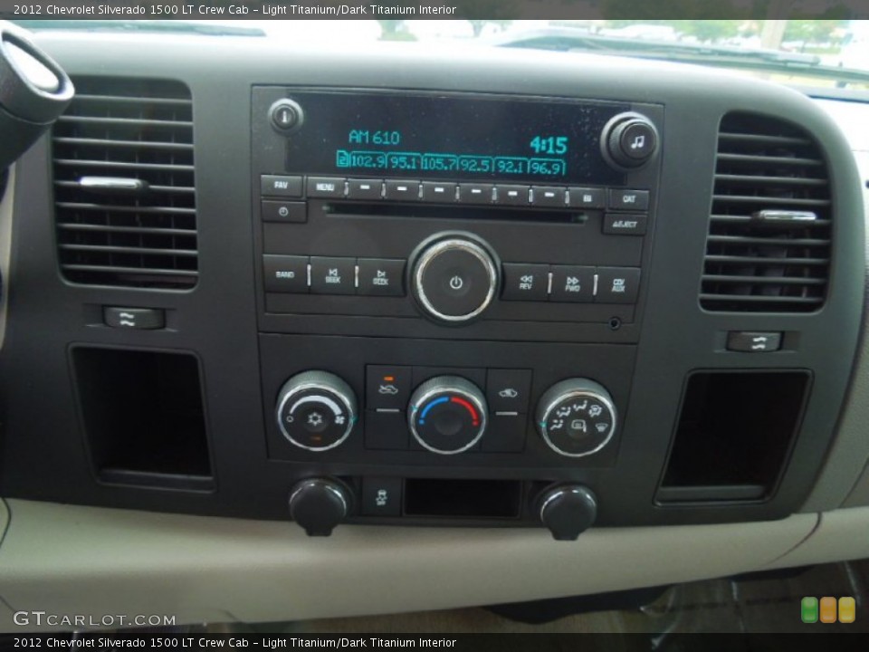 Light Titanium/Dark Titanium Interior Controls for the 2012 Chevrolet Silverado 1500 LT Crew Cab #69442064