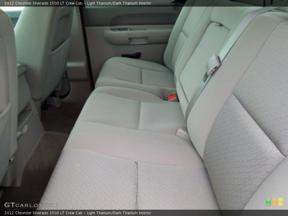 Light Titanium/Dark Titanium Interior Rear Seat for the 2012 Chevrolet Silverado 1500 LT Crew Cab #69442099
