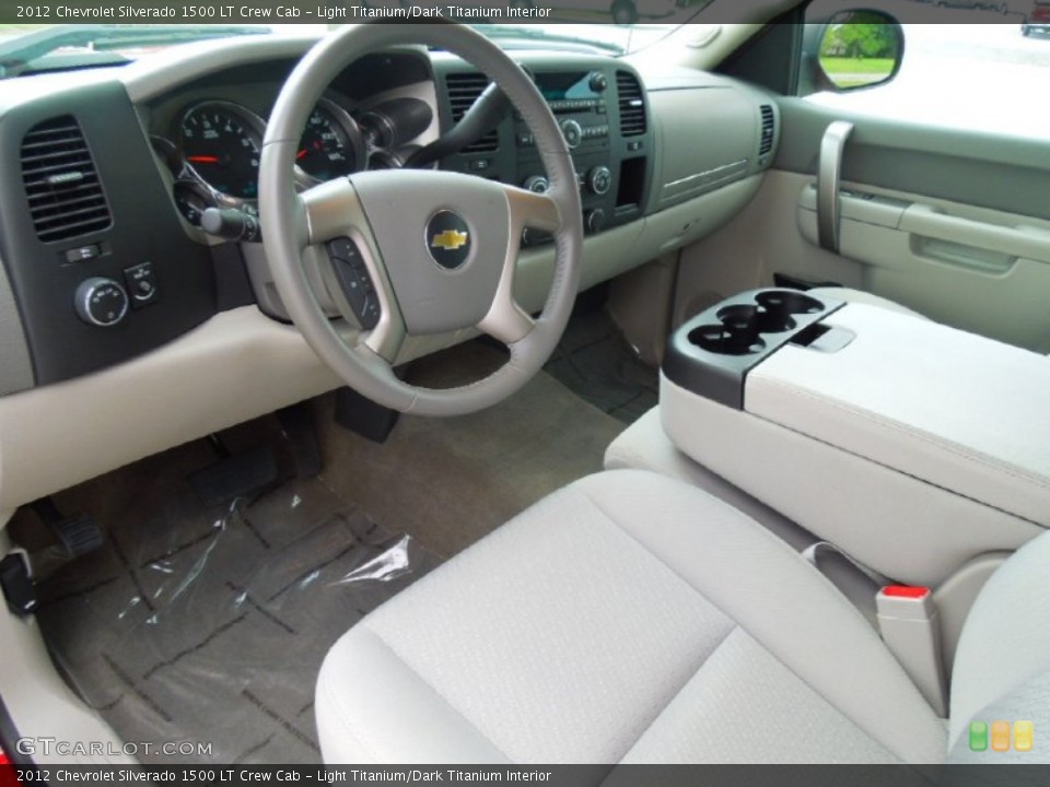 Light Titanium/Dark Titanium Interior Prime Interior for the 2012 Chevrolet Silverado 1500 LT Crew Cab #69442180