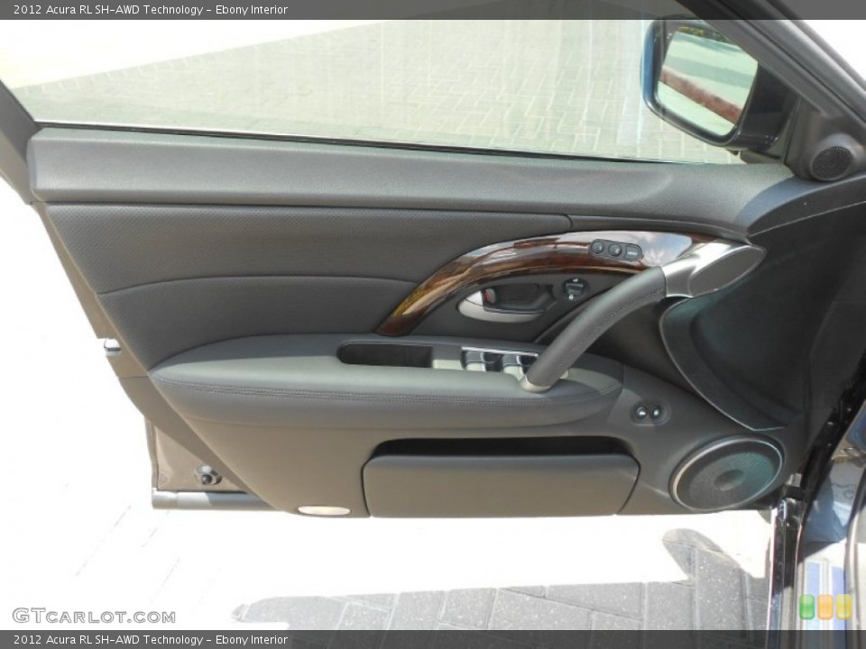 Ebony Interior Door Panel for the 2012 Acura RL SH-AWD Technology #69442573