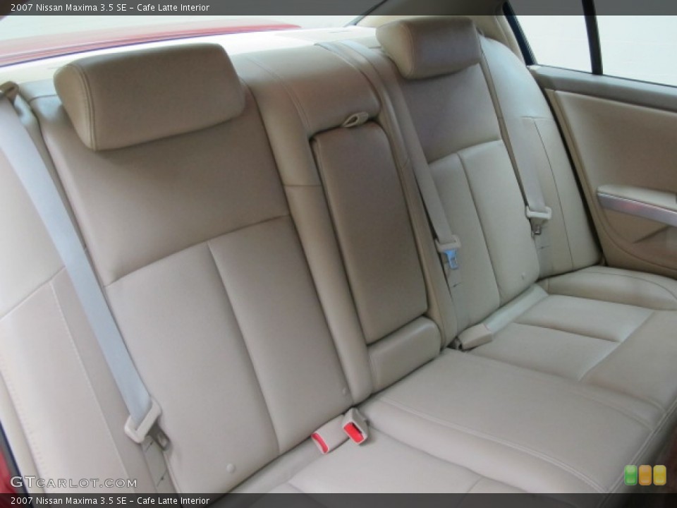 Cafe Latte Interior Rear Seat for the 2007 Nissan Maxima 3.5 SE #69442903