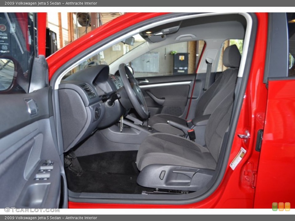 Anthracite Interior Photo for the 2009 Volkswagen Jetta S Sedan #69443626