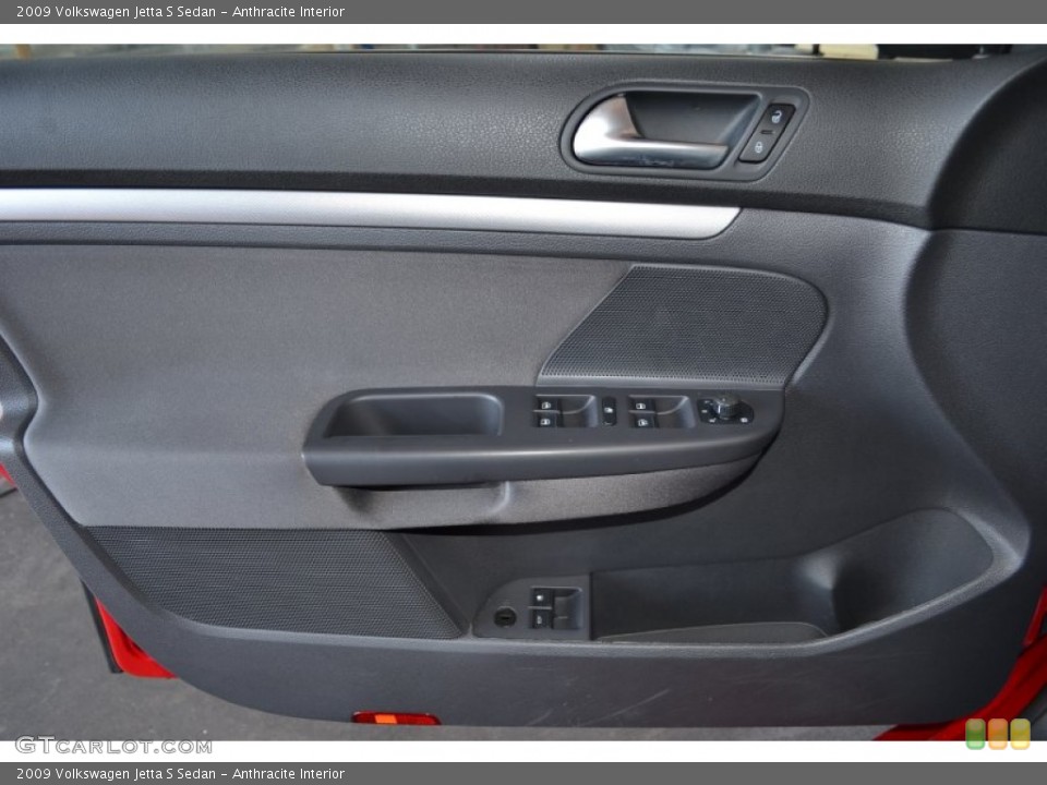 Anthracite Interior Door Panel for the 2009 Volkswagen Jetta S Sedan #69443659