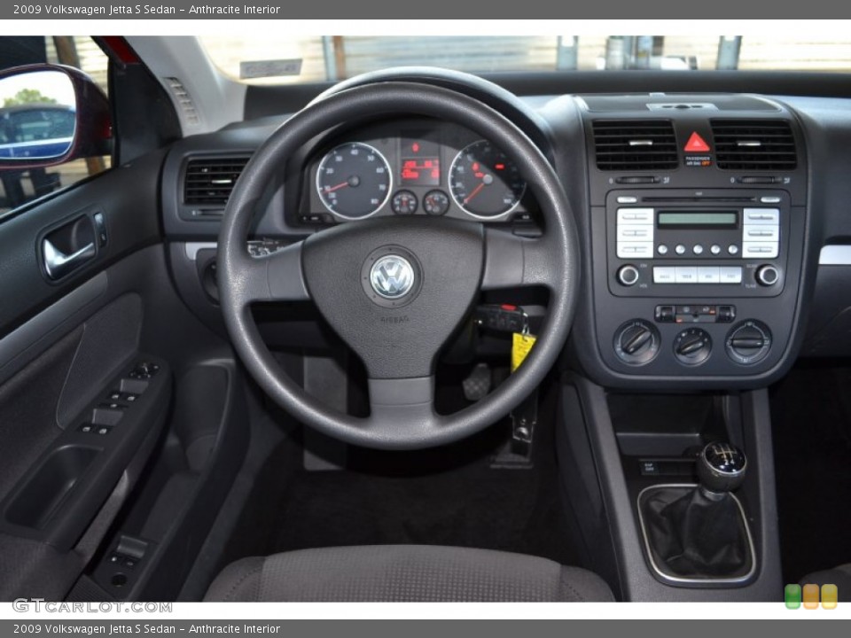 Anthracite Interior Dashboard for the 2009 Volkswagen Jetta S Sedan #69443677
