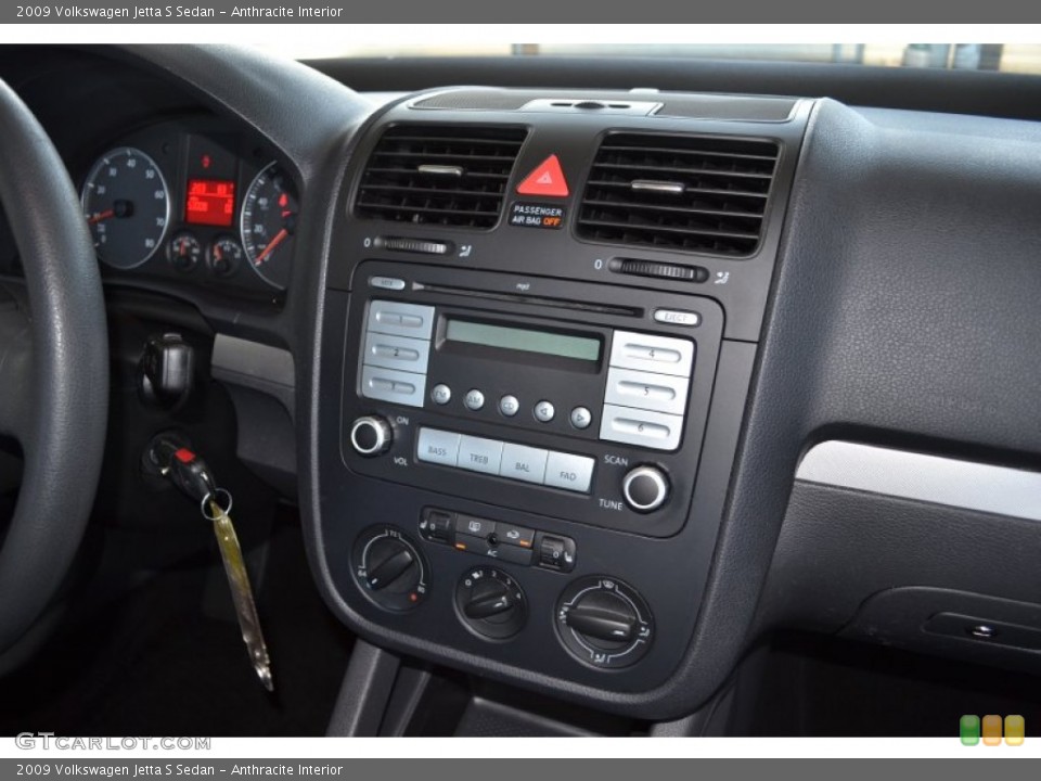 Anthracite Interior Controls for the 2009 Volkswagen Jetta S Sedan #69443686
