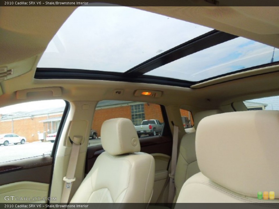 Shale/Brownstone Interior Sunroof for the 2010 Cadillac SRX V6 #69444253