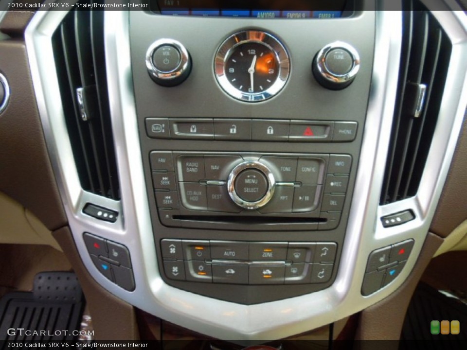 Shale/Brownstone Interior Controls for the 2010 Cadillac SRX V6 #69444289
