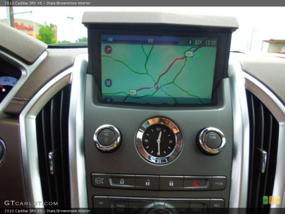 Shale/Brownstone Interior Navigation for the 2010 Cadillac SRX V6 #69444298