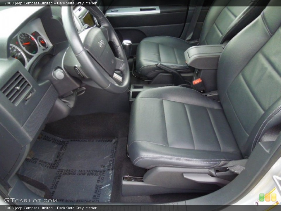 Dark Slate Gray Interior Photo for the 2008 Jeep Compass Limited #69444505