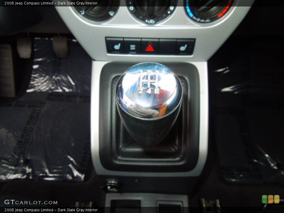 Dark Slate Gray Interior Transmission for the 2008 Jeep Compass Limited #69444547