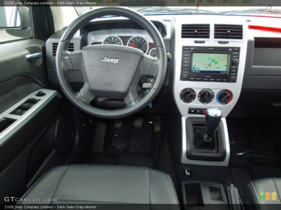 Dark Slate Gray Interior Controls for the 2008 Jeep Compass Limited #69444592