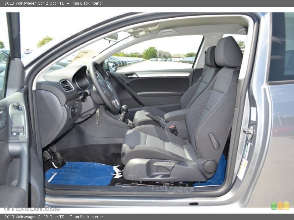 Titan Black Interior Photo for the 2013 Volkswagen Golf 2 Door TDI #69444835