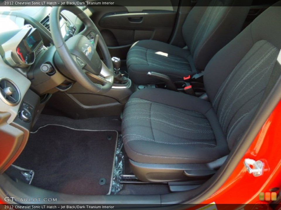 Jet Black/Dark Titanium Interior Photo for the 2012 Chevrolet Sonic LT Hatch #69446425