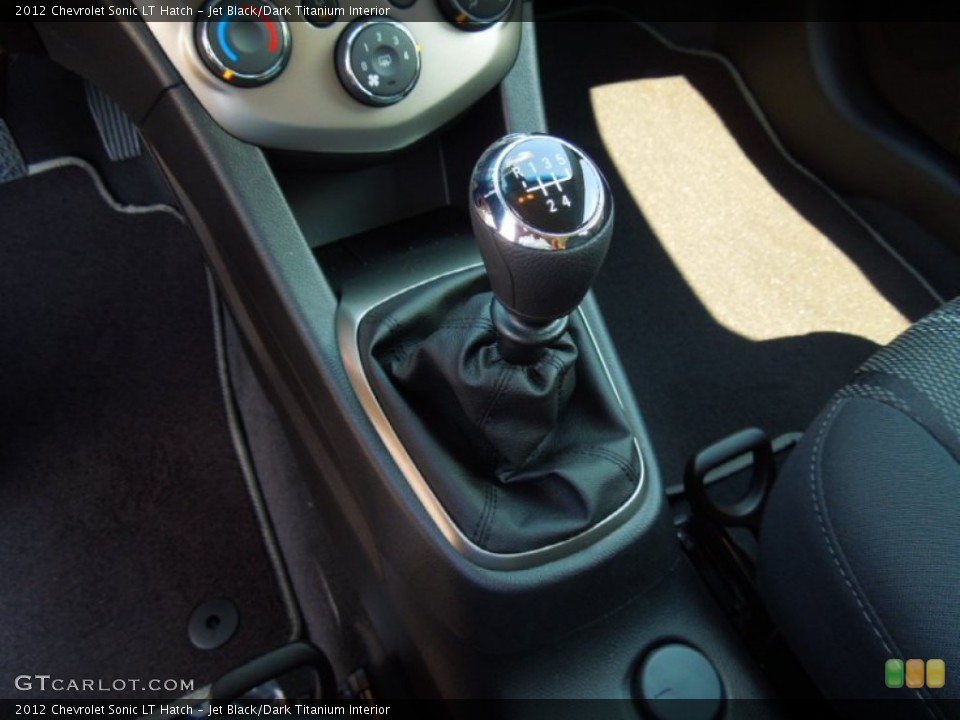 Jet Black/Dark Titanium Interior Transmission for the 2012 Chevrolet Sonic LT Hatch #69446452