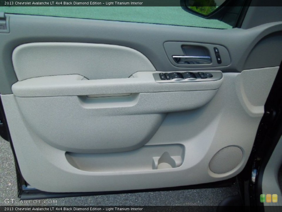 Light Titanium Interior Door Panel for the 2013 Chevrolet Avalanche LT 4x4 Black Diamond Edition #69447148