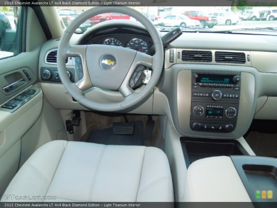 Light Titanium Interior Dashboard for the 2013 Chevrolet Avalanche LT 4x4 Black Diamond Edition #69447208
