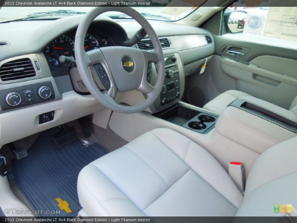 Light Titanium Interior Prime Interior for the 2013 Chevrolet Avalanche LT 4x4 Black Diamond Edition #69447304