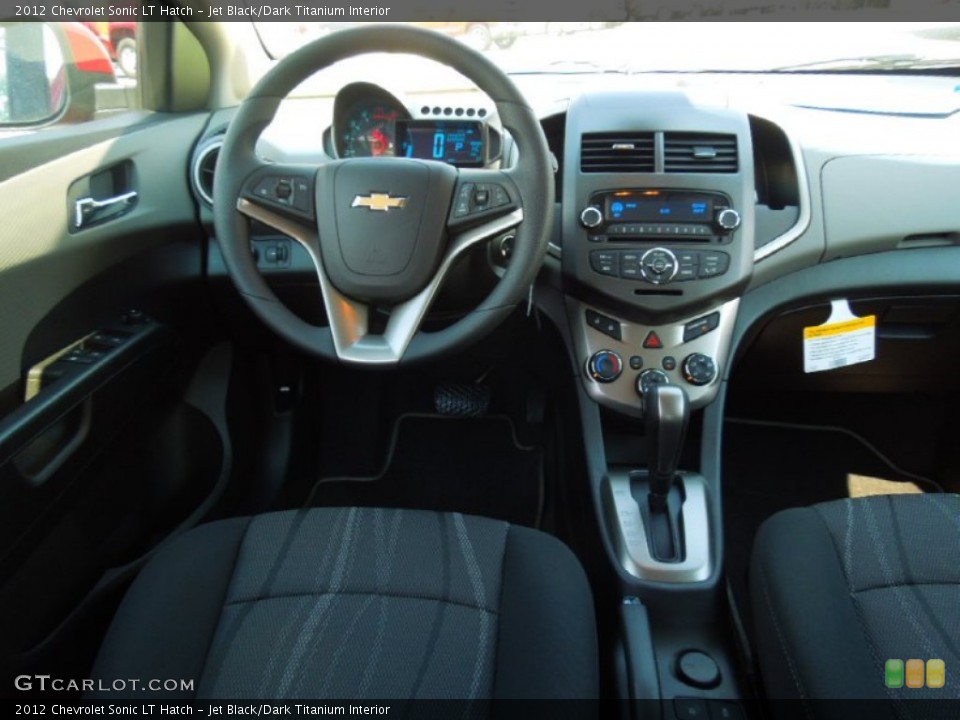 Jet Black/Dark Titanium Interior Dashboard for the 2012 Chevrolet Sonic LT Hatch #69447460