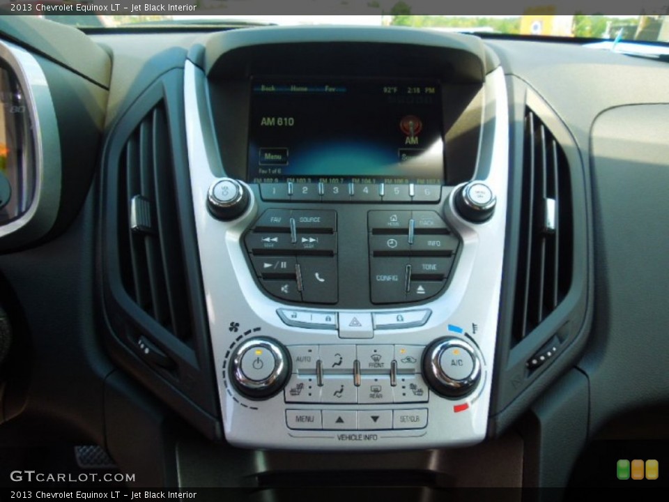Jet Black Interior Controls for the 2013 Chevrolet Equinox LT #69447646