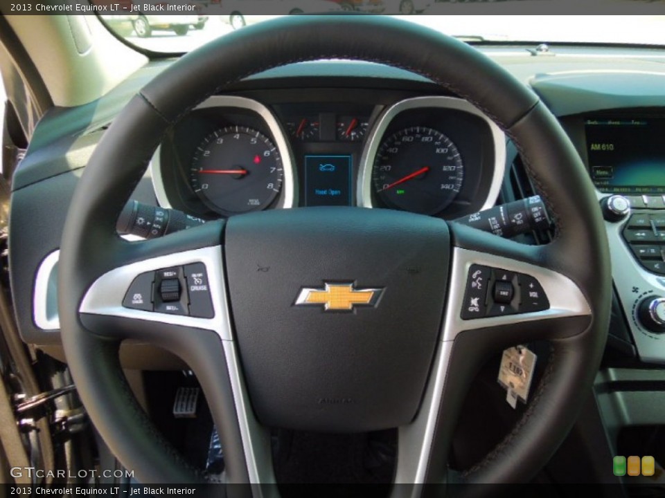 Jet Black Interior Steering Wheel for the 2013 Chevrolet Equinox LT #69447655
