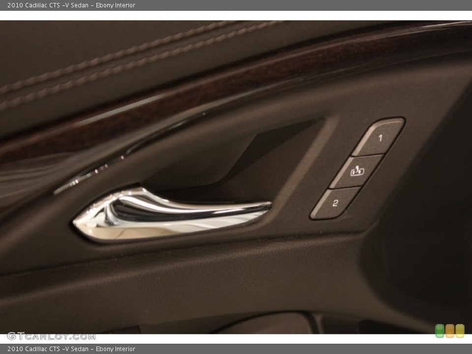 Ebony Interior Controls for the 2010 Cadillac CTS -V Sedan #69448285