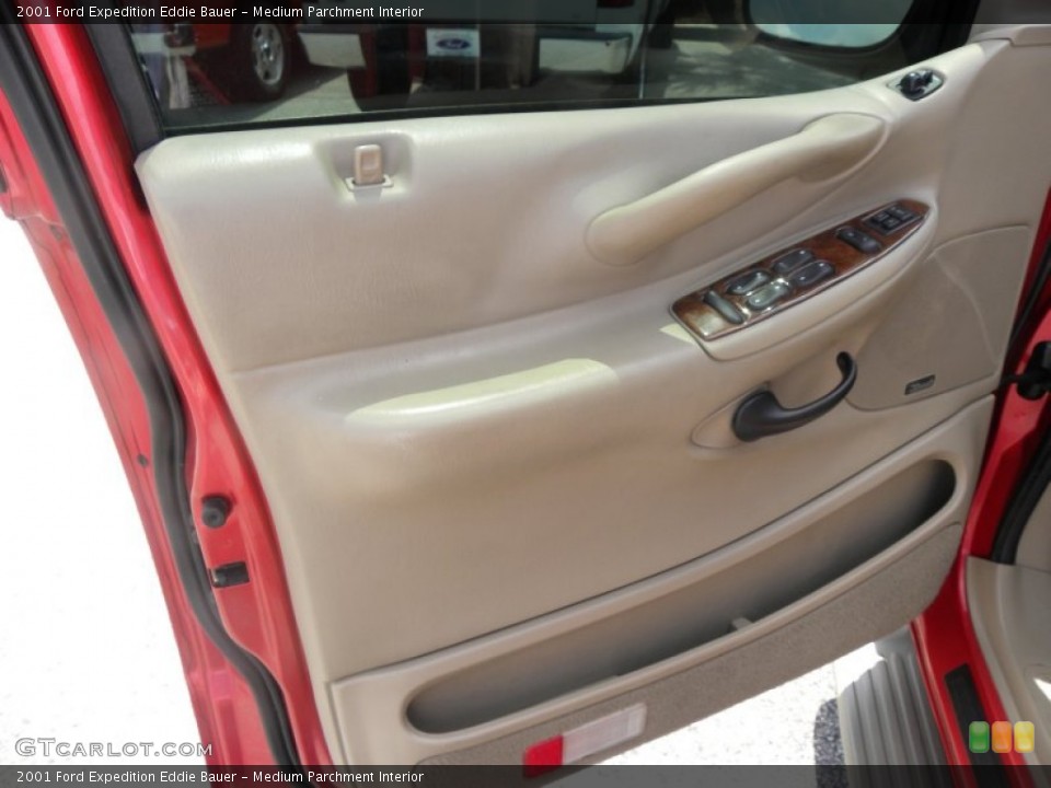 Medium Parchment Interior Door Panel for the 2001 Ford Expedition Eddie Bauer #69449407