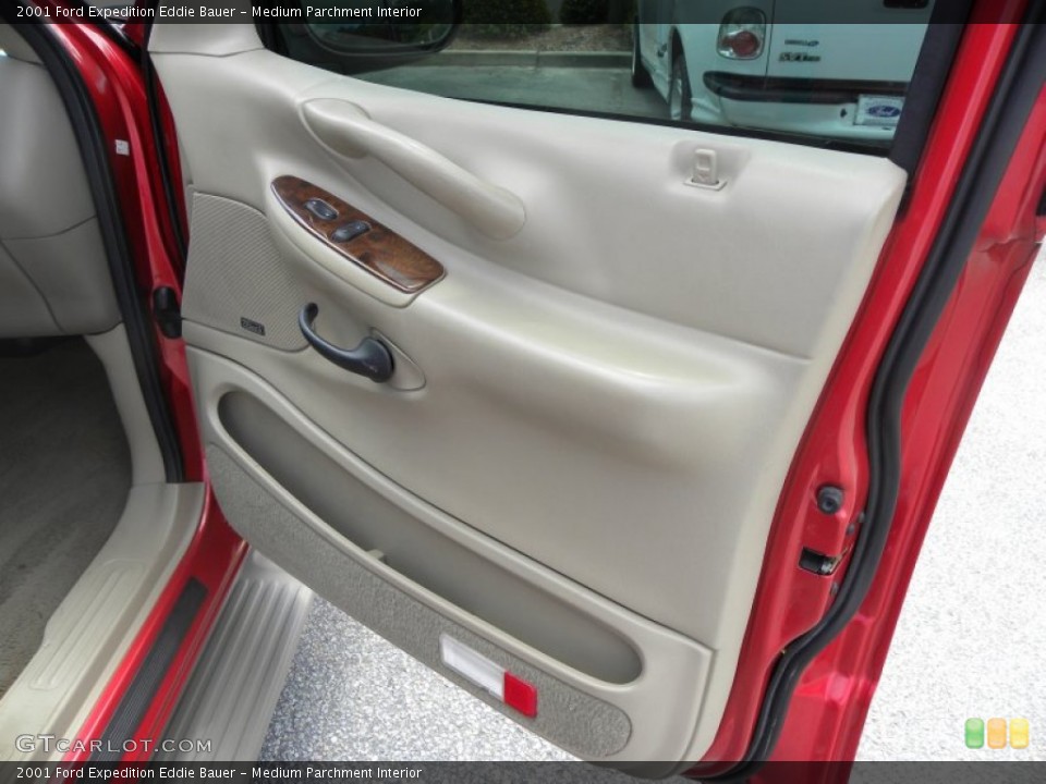 Medium Parchment Interior Door Panel for the 2001 Ford Expedition Eddie Bauer #69449443