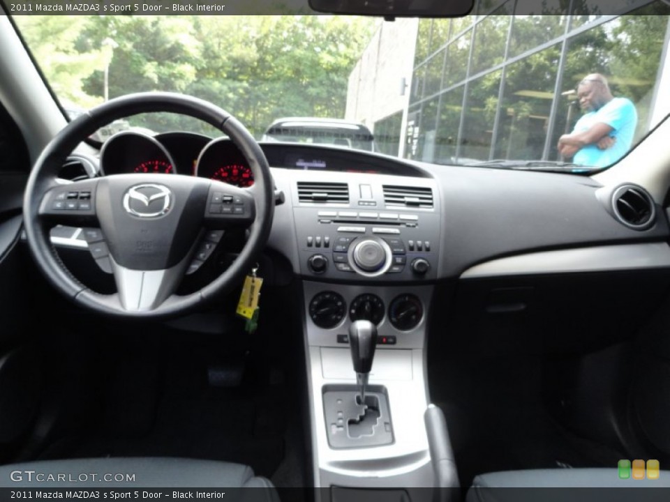 Black Interior Dashboard for the 2011 Mazda MAZDA3 s Sport 5 Door #69449494