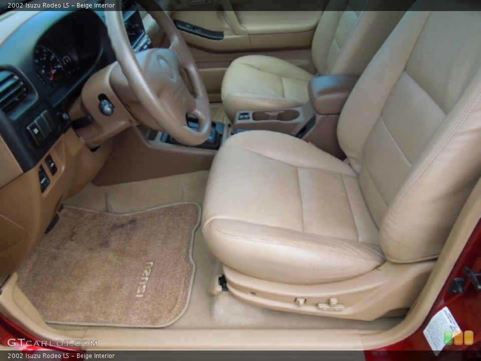 Beige Interior Front Seat for the 2002 Isuzu Rodeo LS #69450904