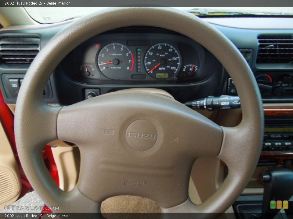 Beige Interior Steering Wheel for the 2002 Isuzu Rodeo LS #69450958