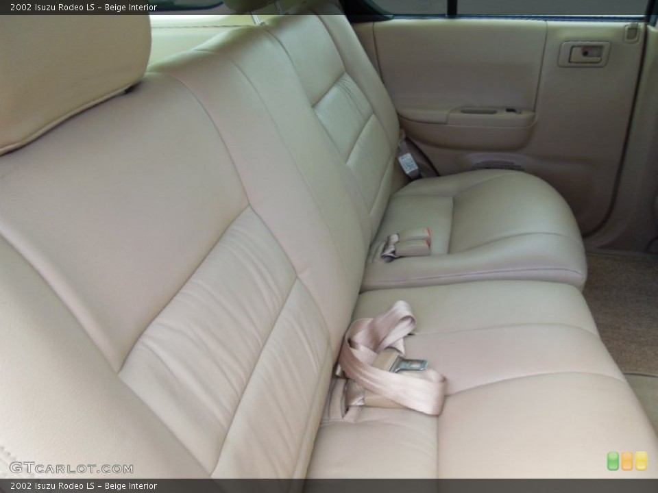 Beige Interior Rear Seat for the 2002 Isuzu Rodeo LS #69451006
