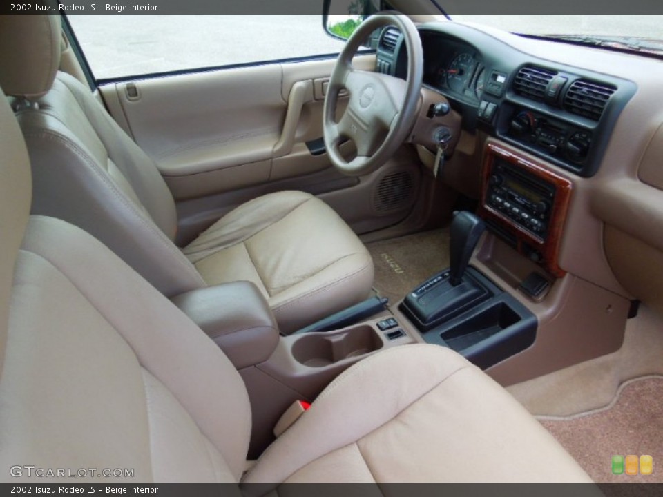 Beige Interior Front Seat for the 2002 Isuzu Rodeo LS #69451024