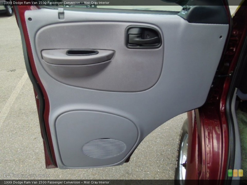 Mist Gray Interior Door Panel for the 1999 Dodge Ram Van 1500 Passenger Conversion #69451597