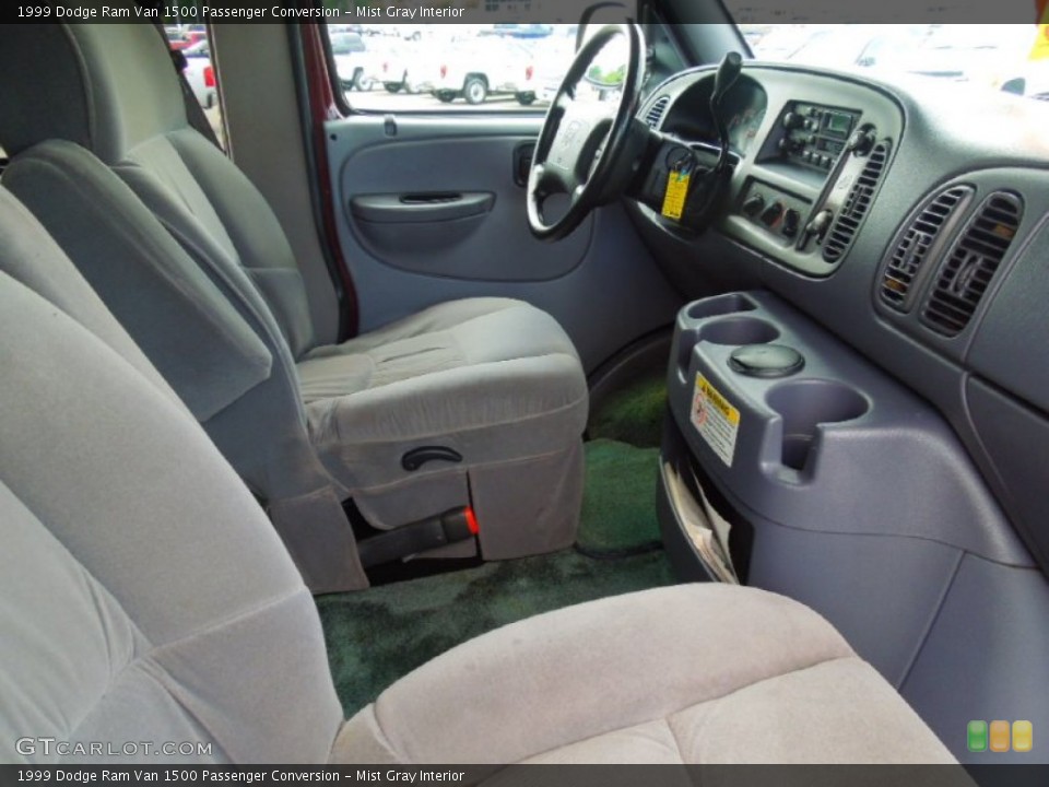 Mist Gray Interior Photo for the 1999 Dodge Ram Van 1500 Passenger Conversion #69451702