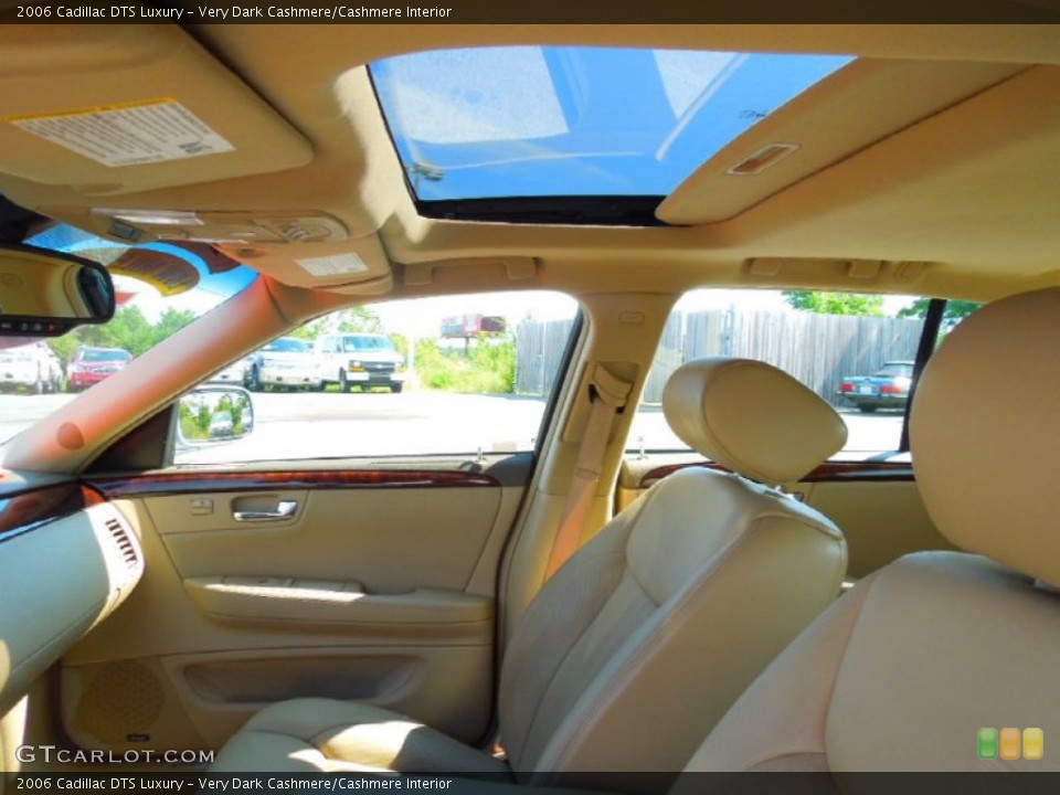 Very Dark Cashmere/Cashmere Interior Sunroof for the 2006 Cadillac DTS Luxury #69451831